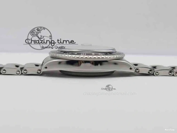 MiroTime 0115 RelaxedFit GMT-Master Vintage 1675 SS BP Best Edition Black Bezel White Markers A 3750